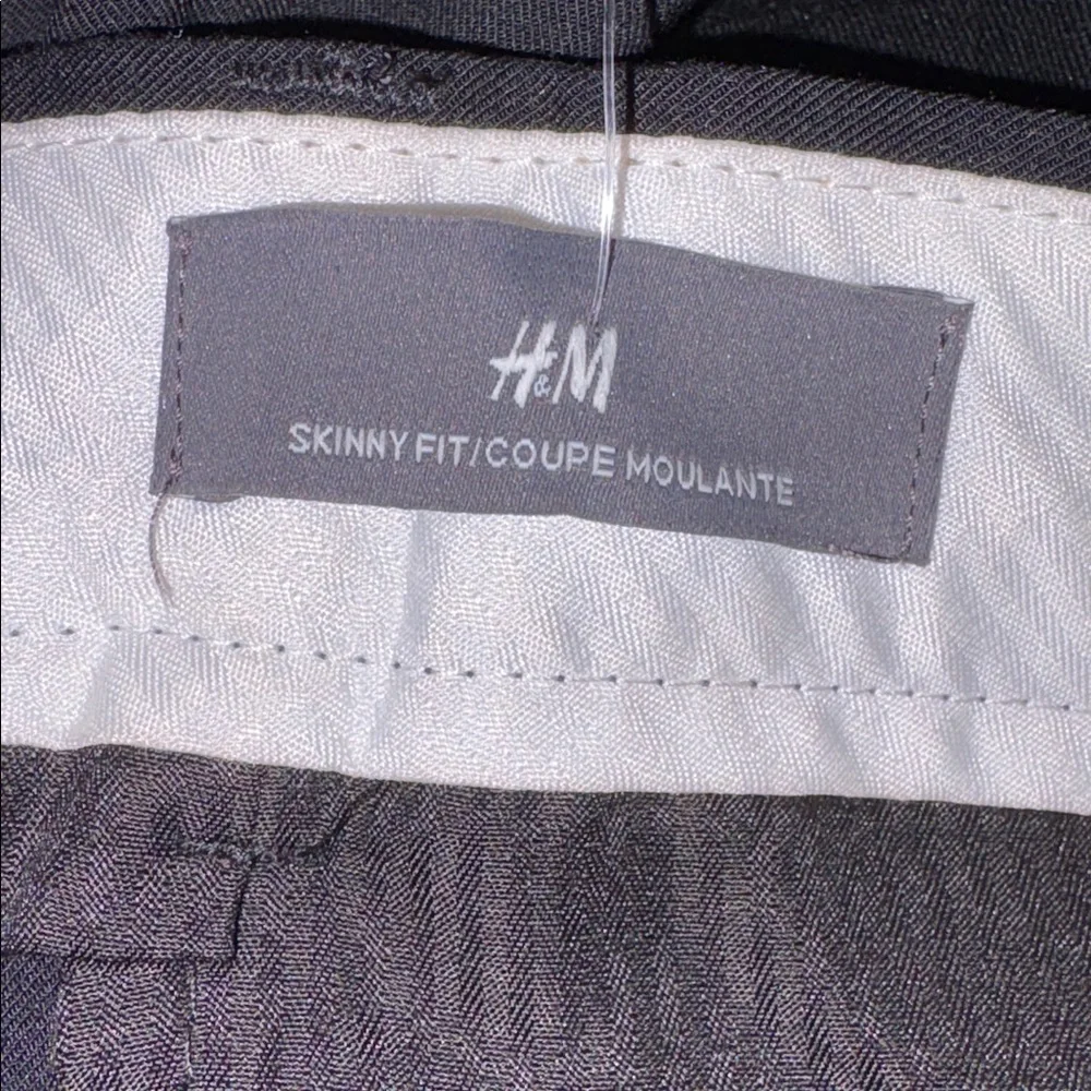 H & M Skinny Fit Black Dress Pants